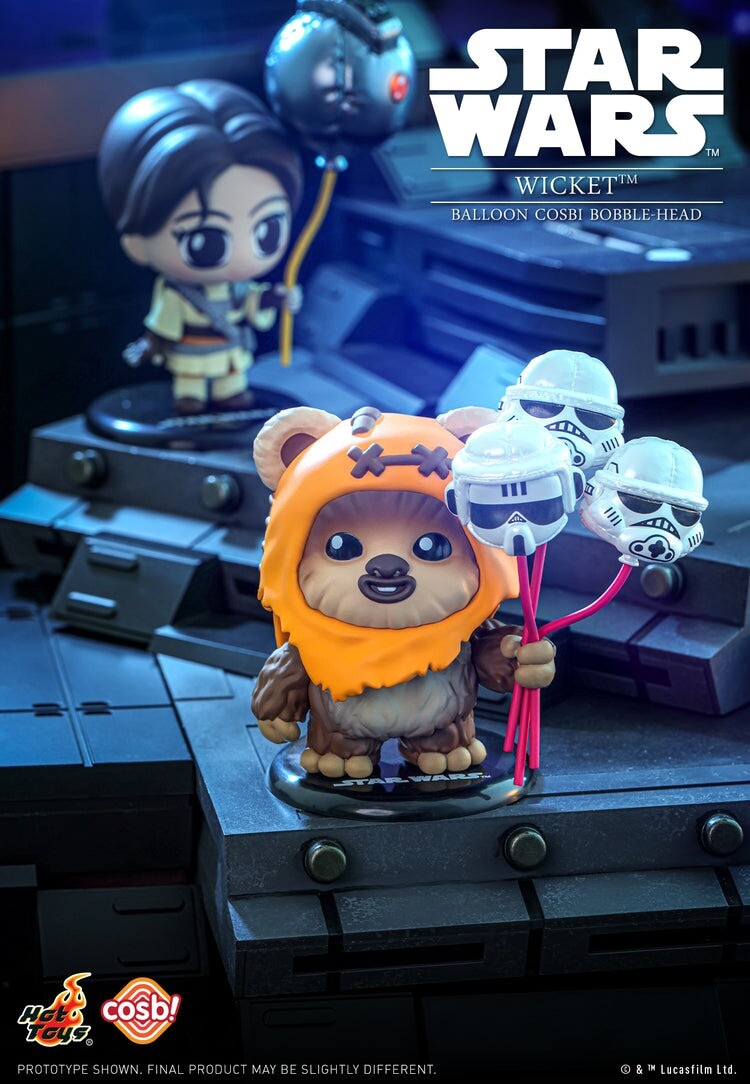 Hot Toys Star Wars Balloon Cosbi Bobble-Head Collection Figure Set