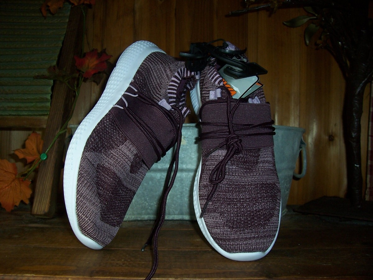 AVIA WOMENS SPORTS SNEAKERS SHOES BURGUNDY SIZE LACE UP MEMORY