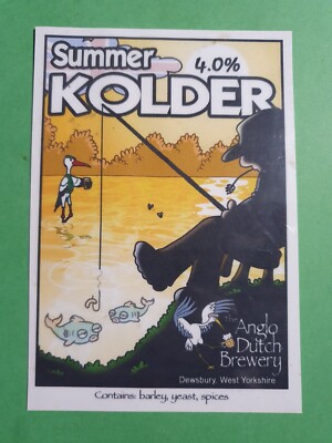 ANGLO HOLLÄNDISCH Brauerei Bier Pumpe Clip Abzeichen SUMMER KOLDER Ale Yorkshire Angeln