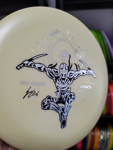 Infinite Discs Yellow #6 Alpaca P-Blend Glow Eric Oakley Series 175g Innova Made - Picture 2 of 5