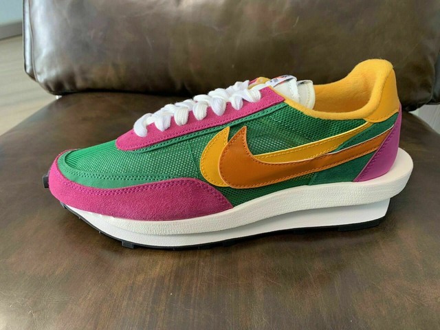 Sacai X Nike Ld Waffle Pine Green Trainers Sneakers Shoes 44