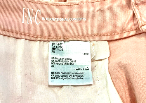INC International Concepts Frayed Hem Denim Shorts. New With Tickets. Size 14. - Picture 4 of 5
