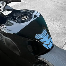 MC Motoparts Aqua Line Shield Gas Tank Pad Cover Protector Removable