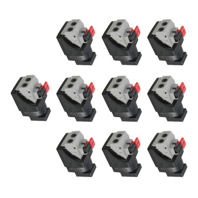 10pcs 5.5mm x 2.1mm DC Power Jack Screwless Quick Connect for LED 12V 24V