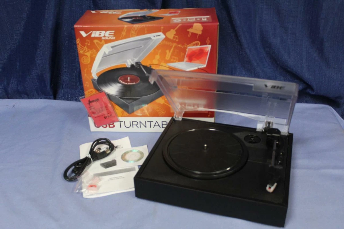 Vibe sound store usb turntable