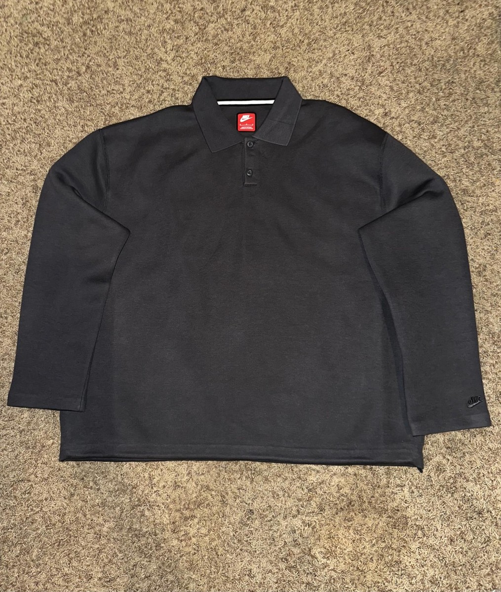 anthracite nike polo