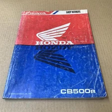 Honda CB500R Genuine OE Main Full Workshop Service Manual 62MY500