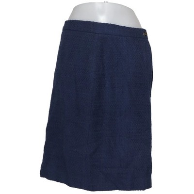 Veronica Virta, Rock, Größe: XL, Blau, Chevron, Tweed, Damen #zOJ