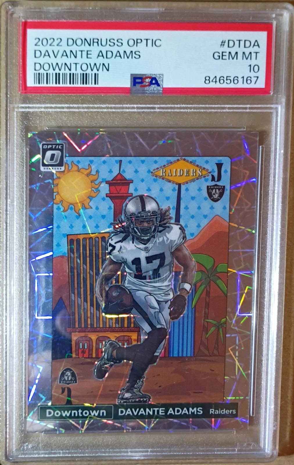 MINT 2022 DONRUSS OPTIC DOWNTOWN #4 DAVANTE ADAMS