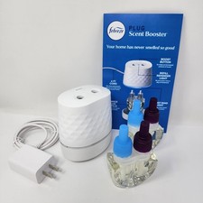 Febreze Plug Scent Booster Starter Kit Oil Diffuser 2 Downy Calm Refills