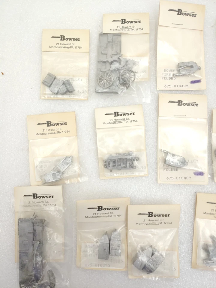 Browser O Scale Pewter Figures And Accessories 17 Kits 12 Loose - Image 2 of 4
