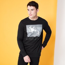 Image of Official Cartoon Network Johnny Bravo Adults Sweatshirt - Classic Scene, Black