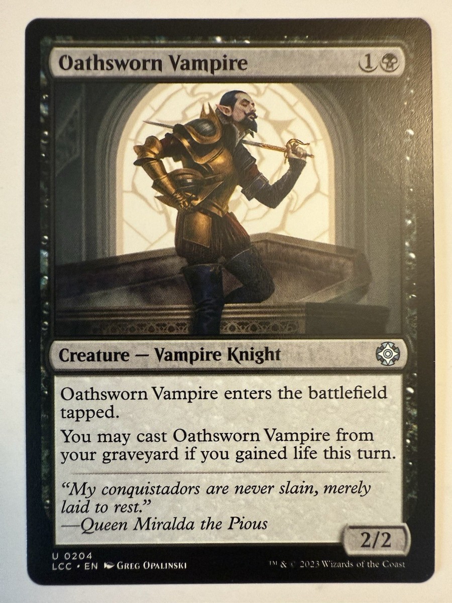 Oathsworn Vampire [The Lost Caverns of Ixalan Commander] Magic MTG | eBay