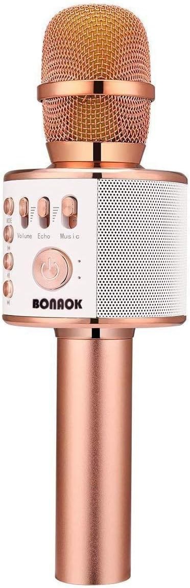 Wireless Bluetooth Karaoke Microphone 3-in-1 Speaker/Recorde