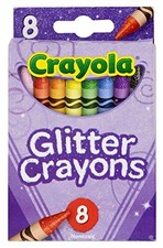 Crayola Glitter Crayons 8 Count Kids Colorful...