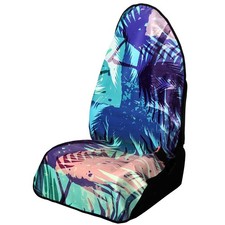 Universal Car Seat Cover with Non-Slip Back Hawaii Style - Portable Auto Seat...