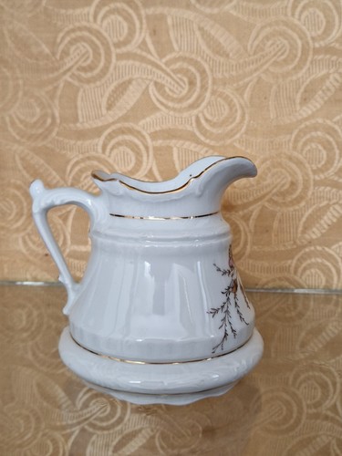 Antikes Biedermeier Kaffeekannen-Kern, Kanne Zuckerdose Milchkännchen Porzellan - Bild 21 von 24
