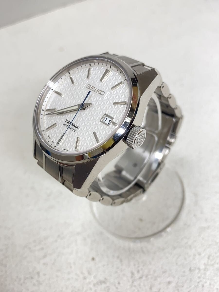 SEIKO Presage Sharp Edged Automatic Stainless Whi… - image 2