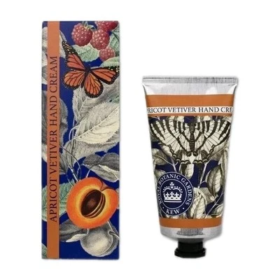 Kew Gardens Royal Botanic Apricot Vetiver Luxury Hand Cream With Shea Butter