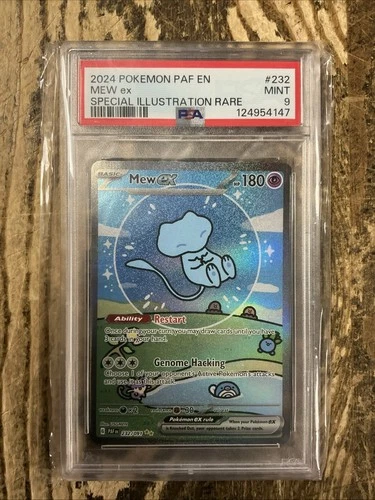Mew Ex Special Illustration Rare Psa 9 232/091 Pokemon Tcg Paldean Fates