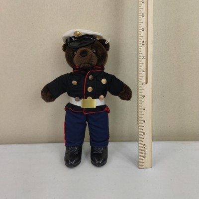 dress blues teddy bear Marine Dress Blues Teddy Bear Personalized Bundle main image 1