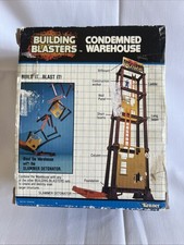 Building Blasters Condemned Warehouse By Kenner 1989 Vintage Toy, Incomplete Set