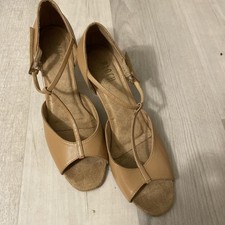 Bloch Latin Ballroom Dance Shoes Flesh/Tan 6.5