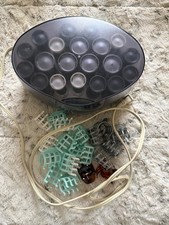 Remington Velvet Flocked Hot Rollers Model KF-201 With 20 Clips Pageant Cheer