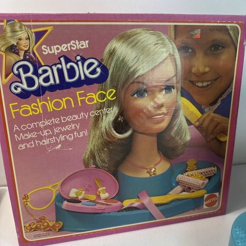 Vintage 1970's Mattel Superstar Barbie Fashion Face Set. See Description.