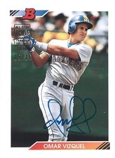 Autographed Omar Vizquel All Star Archives card /15