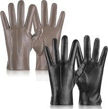 Guantes De Cuero Para Hombre Para El Frio Invierno Comodos Calientes Elegantes