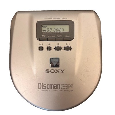 Sony Discman ESP2 D-E554 Compact CD Player Optical-Out - TESTED WORKS