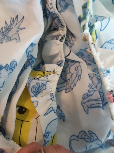 Pokemon Twin Fitted Sheet Plus Pillowcase Vintage GUC good elastic no top sheet - Picture 8 of 10