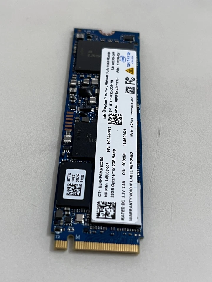 Intel Optane Memory H10 HBRPEKNX0202A 512GB+32GB NAND M.2 2280 Solid State Drive - Image 4 of 4