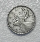 1941 - Canada 25 Cents/Quarter - 0.800 Silver Coin