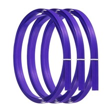3pcs Bamboo Strips for Weaving 7/16" x 10 Ft Wicker Rattan Cane Reed, Purple