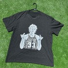 Boston Celtics Larry Bird #33 Black Graphic Short Sleeve Shirt NBA — photo 2