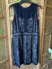 Disney Little Black Lace Party Cocktail Dress Beauty and the Beast Sleeveless