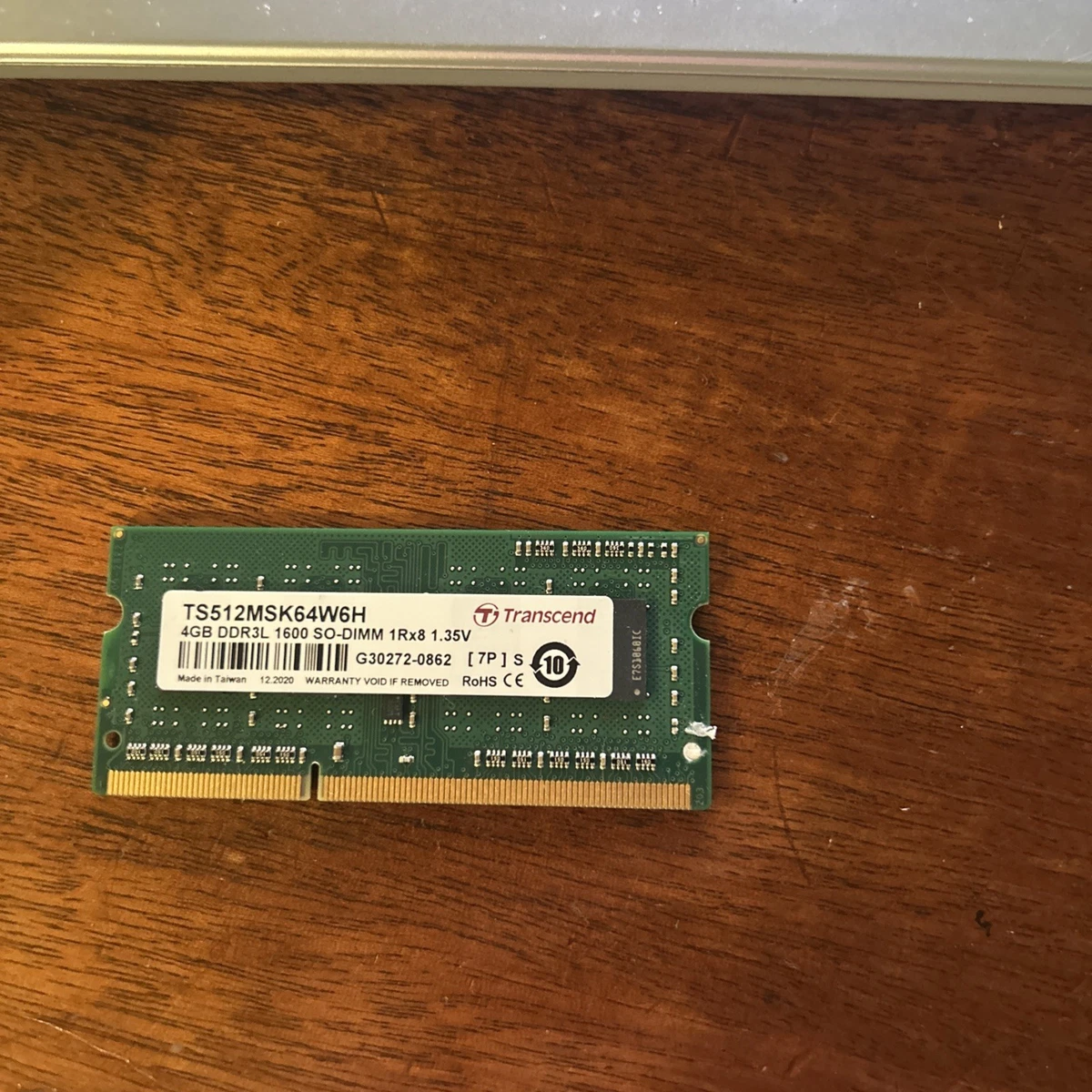 Transcend ノートPC用メモリ 4GB PC3-12800 DDR3 1600 SO-DIMM