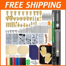 Adjustable Temperature Woodburning Kit with Accessories