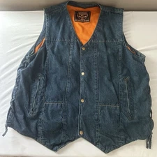 Milwaukee Performance Vest Men's 4XL Blue Denim Concealed Carry Nice!
