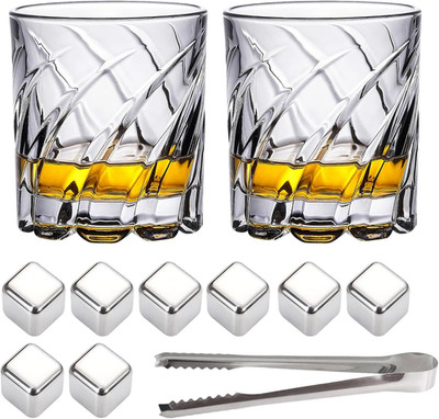 Whiskey Set Für Männer Whiskeygläser: Drehbarer Druckabbau-Shaker 250Ml -Heavy B