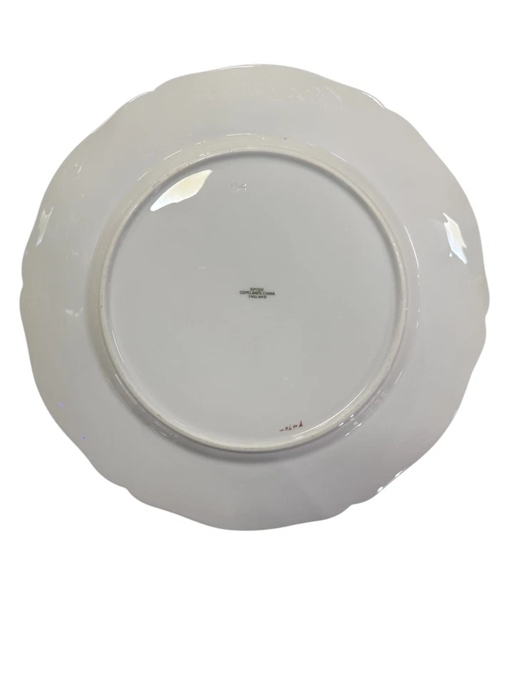 SPODE PORCELAIN ENGLISH NEOCLASSICAL DINNER PLATES SET OF 12 - Image 3 of 4