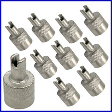 10x Ventilkappe Metall Reifenventilkappe Radventil PKW LKW Auto Motorrad Fahrrad