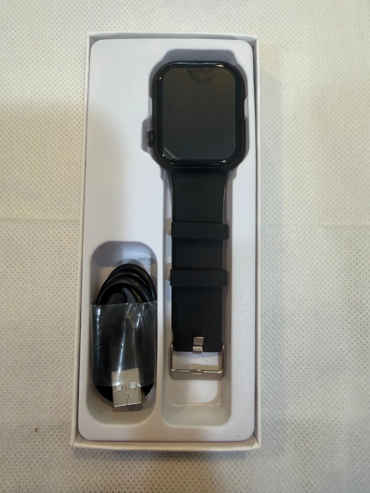 Bluetooth Smart Watch Fitness Tracker Heart Rate Sleep Monitor Call/Text - Black