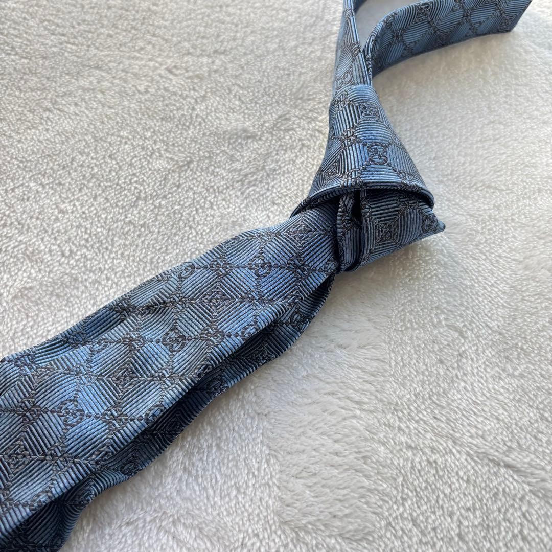 Almost Unused Gucci GG Pattern Interlocking Silk … - image 11