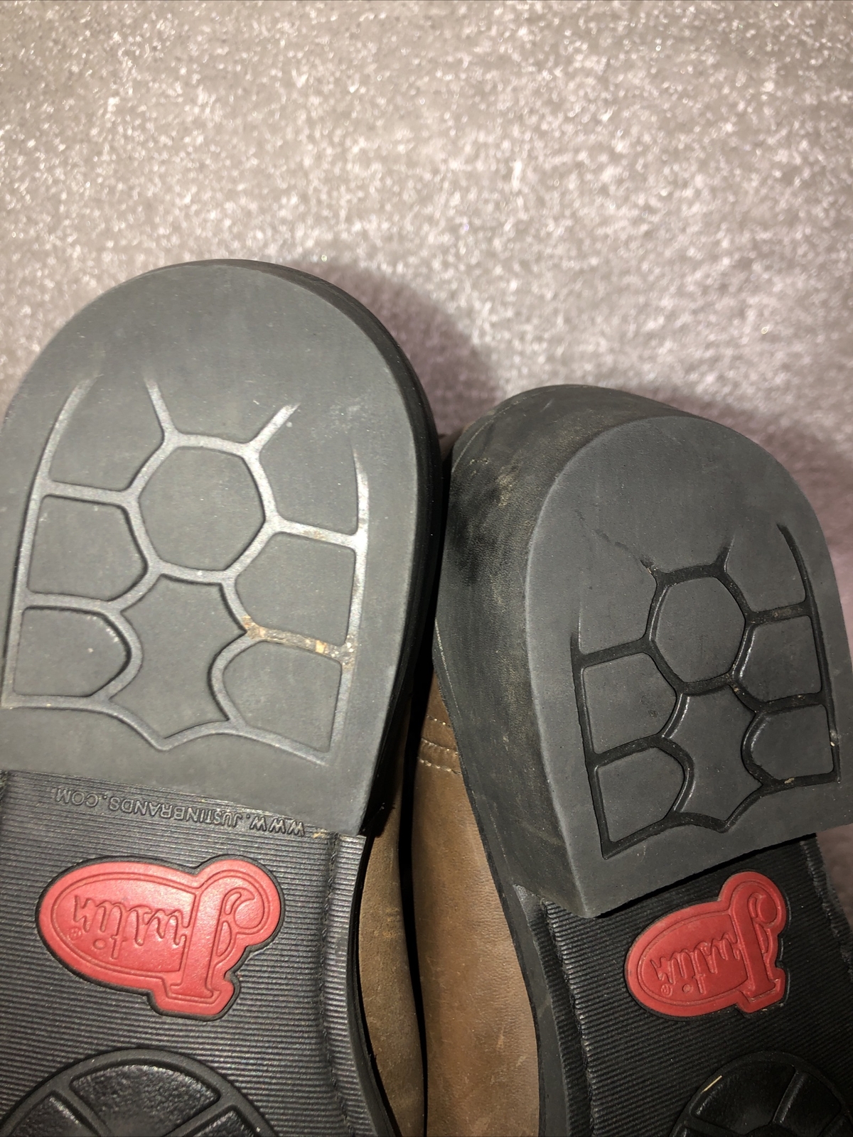 Justin Farm & Ranch JB1100 men's western boots 10.5 … Gem