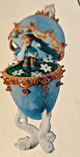 RARE Walco LITTLE BOY BLUE Easter Egg Vtg Sequin Bead Christmas Ornament Kit