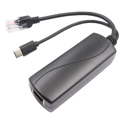48V POE Splitter 5V POE USB Typ-C Power Over Ethernet Adapter für Raspberry Pi