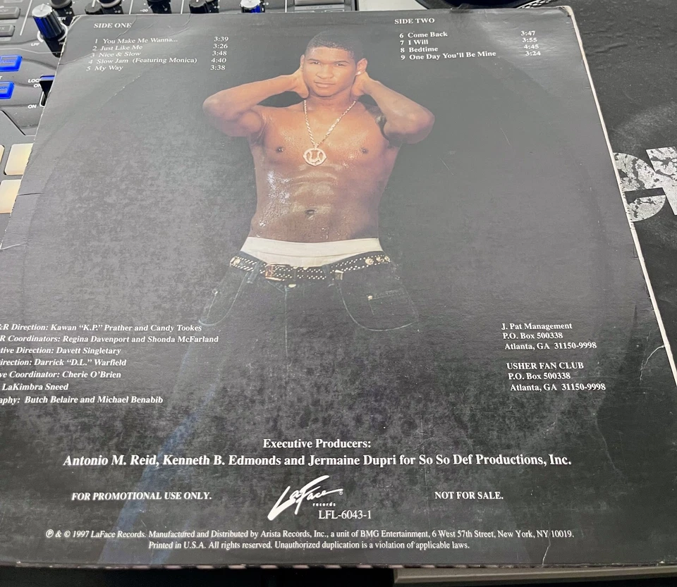 Usher – My Way OG 1997 Press PROMO LP in Picture Cover VG/VG Foto 2 de 4